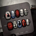Dark Aesthetic Gothic Press-On Nails Set from Mish Mash Market