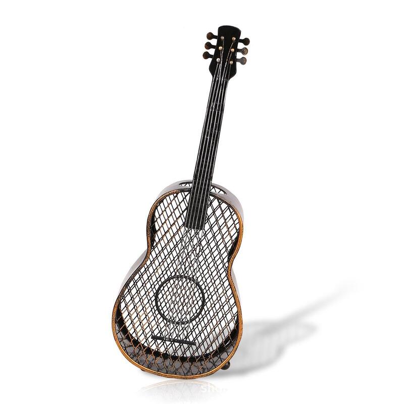 Handmade Iron Guitar Wine Stopper - Decorative Metal Gift from Mish Mash Market