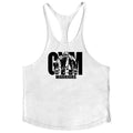 Men's Deep Cut Stringer Gym Tank Top - Cotton Bodybuilding Fitness Vest from Mish Mash Market