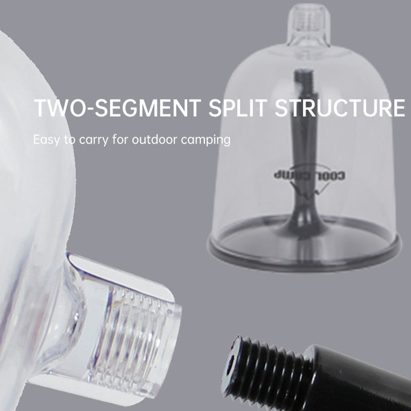 Outdoor Detachable Plastic Wine Glass