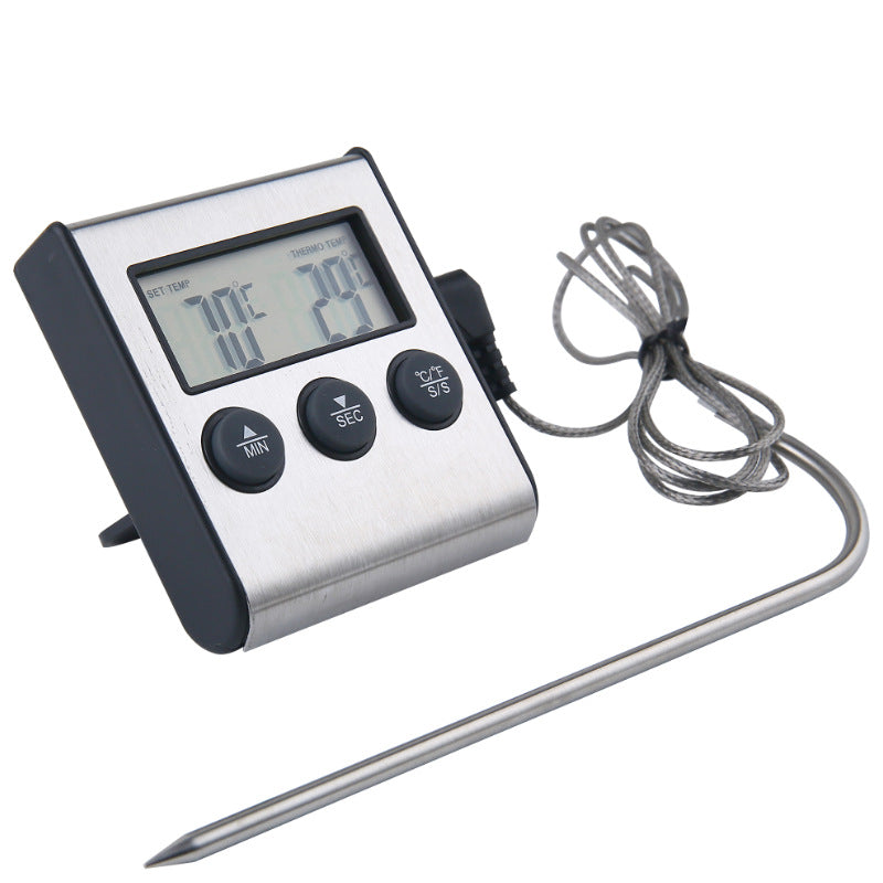 Digital Kitchen Food Thermometer & Programmable Timer
