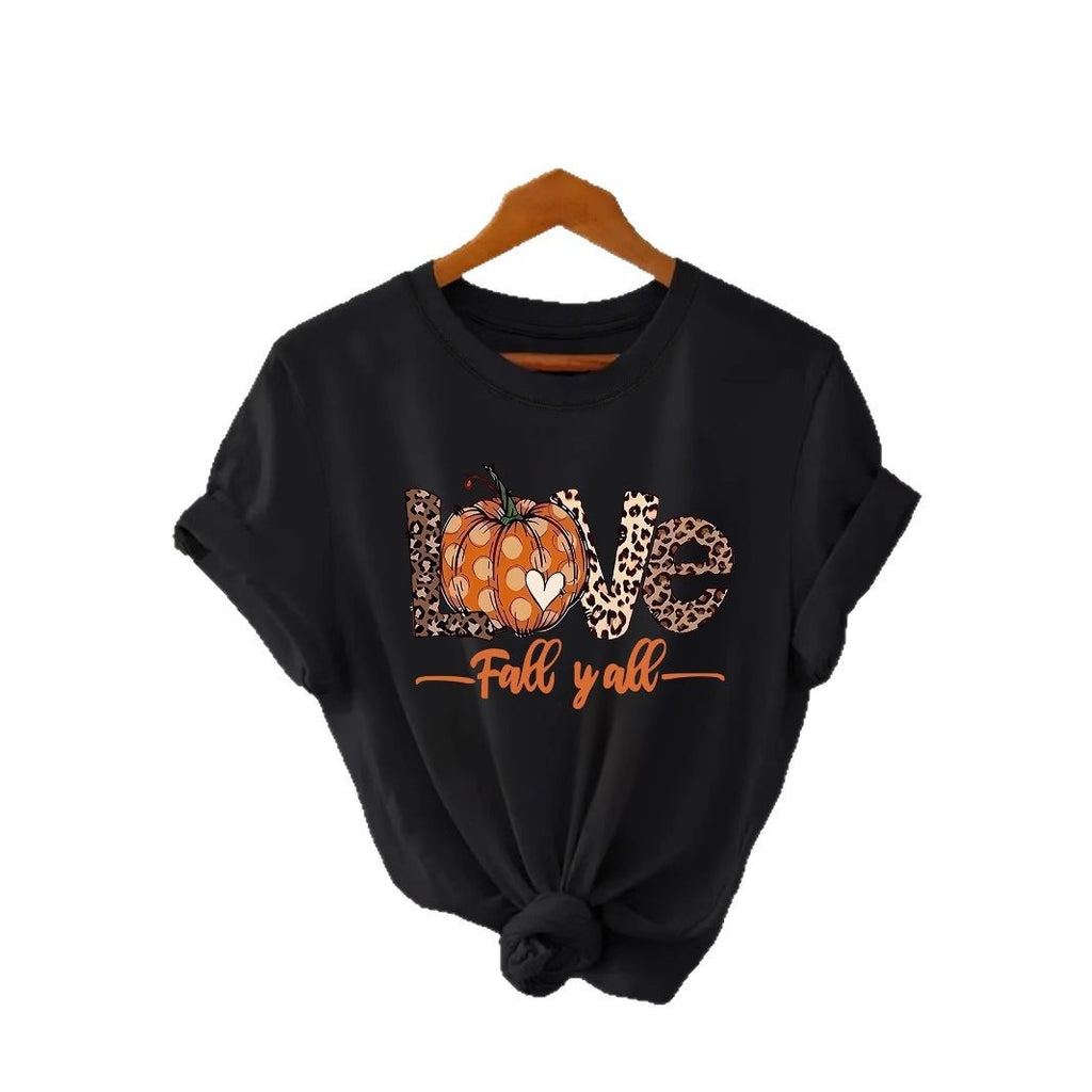LOVE Pumpkin Fall Y'all Short Sleeve T-Shirt from Mish Mash Market
