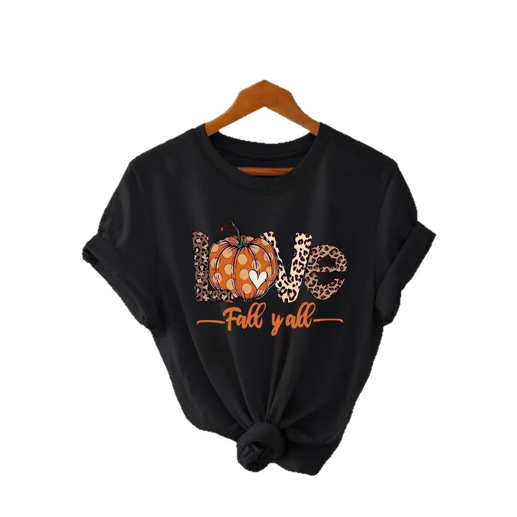 LOVE Pumpkin Fall Y'all Short Sleeve T-Shirt from Mish Mash Market