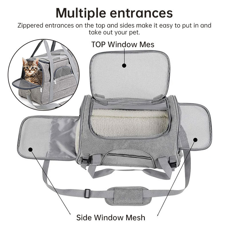 Foldable and Expandable Pet Carrier Bag from Mish Mash Market