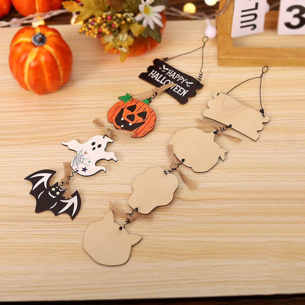 Halloween Wooden Hanging Sign