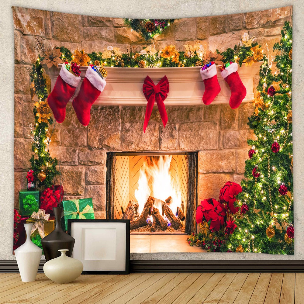Christmas Tree Wall Tapestry