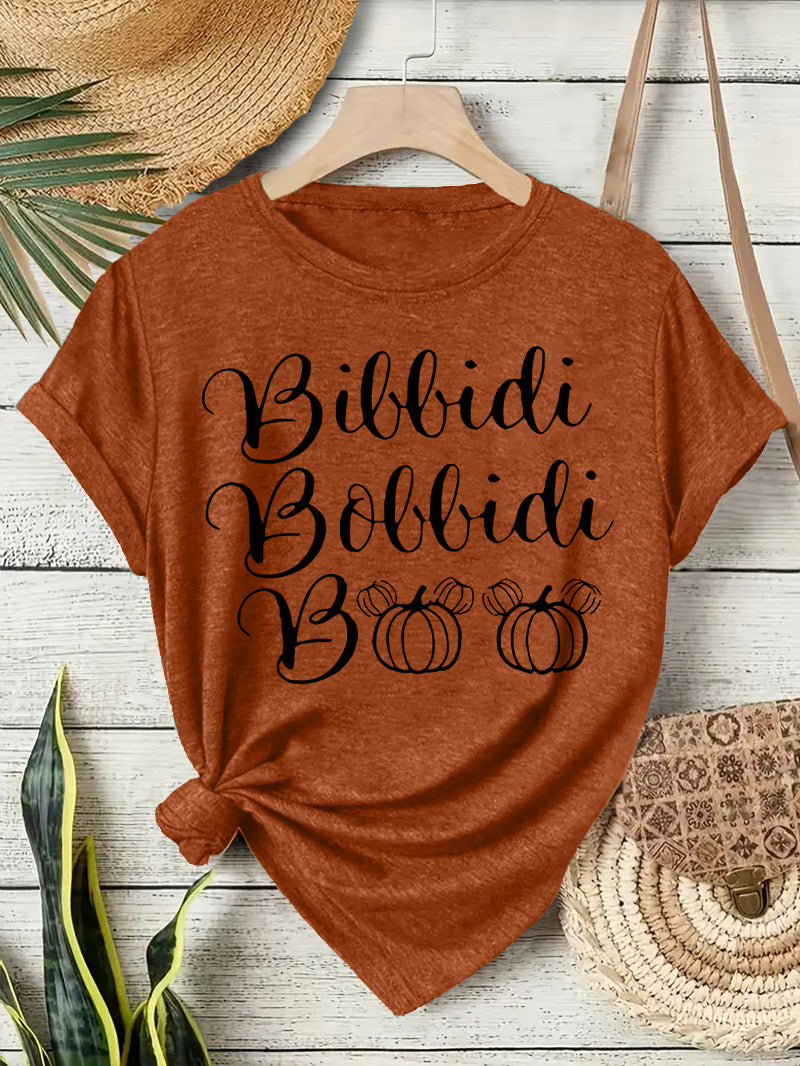 Bibbidi Bobbidi Boo Halloween Printed Loose T-Shirt from Mish Mash Market
