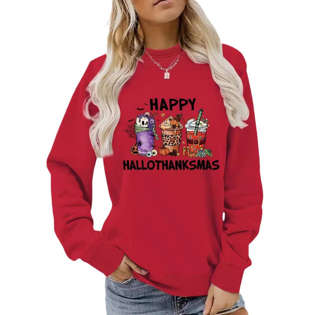 Happy Hallothanksmas Seasonal Graphic Sweatshirt from Mish Mash Market