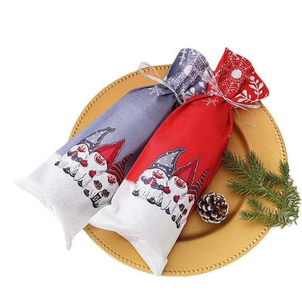 Christmas Gnome Wine Bottle Covers from Mish Mash Market