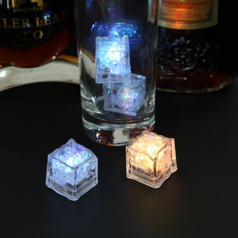 Water-Activated LED Glowing Ice Cubes (12-Pack) — Multicolor Party Lights from Mish Mash Market