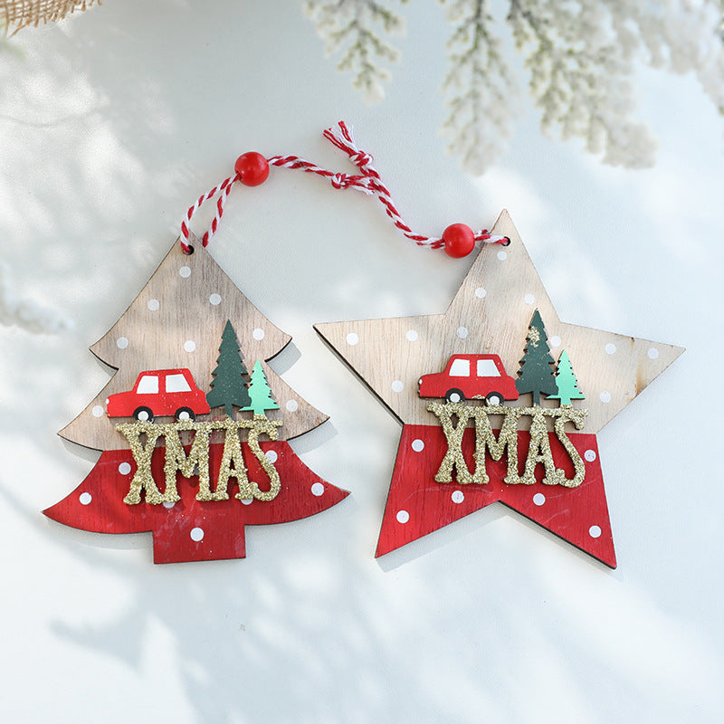 Rustic Wooden Christmas Ornaments