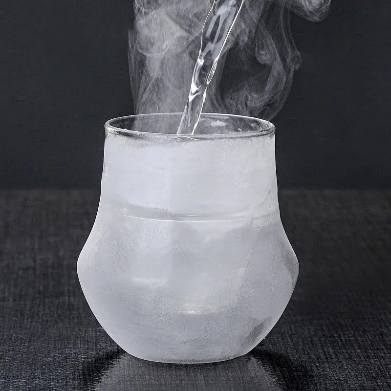 Double-Wall Insulated Glass Coffee Mug (4 oz) – Anti-Scalding Design from Mish Mash Market