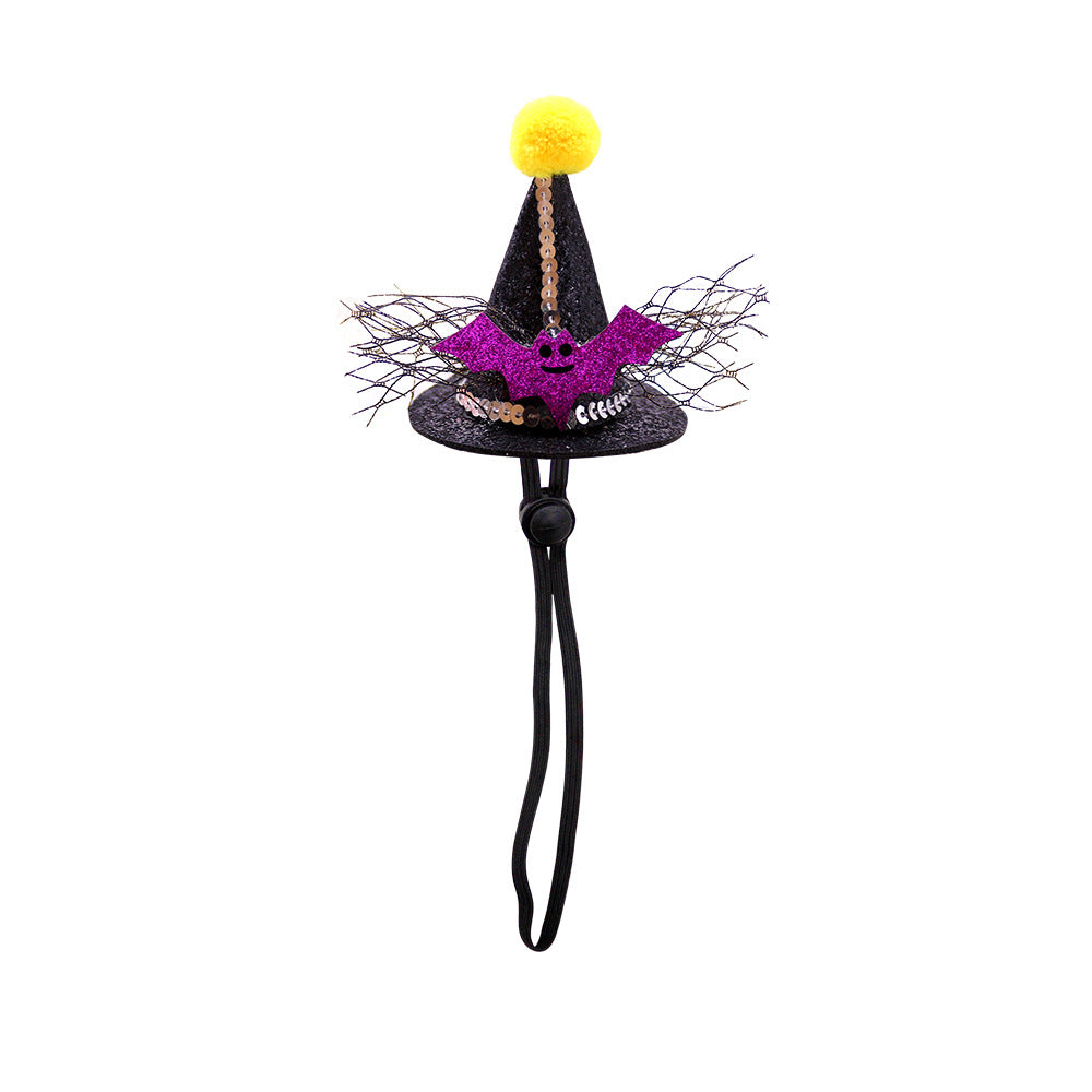 Mini Halloween Witch Hats & Hair Accessories for Cats and Small Dogs from Mish Mash Market