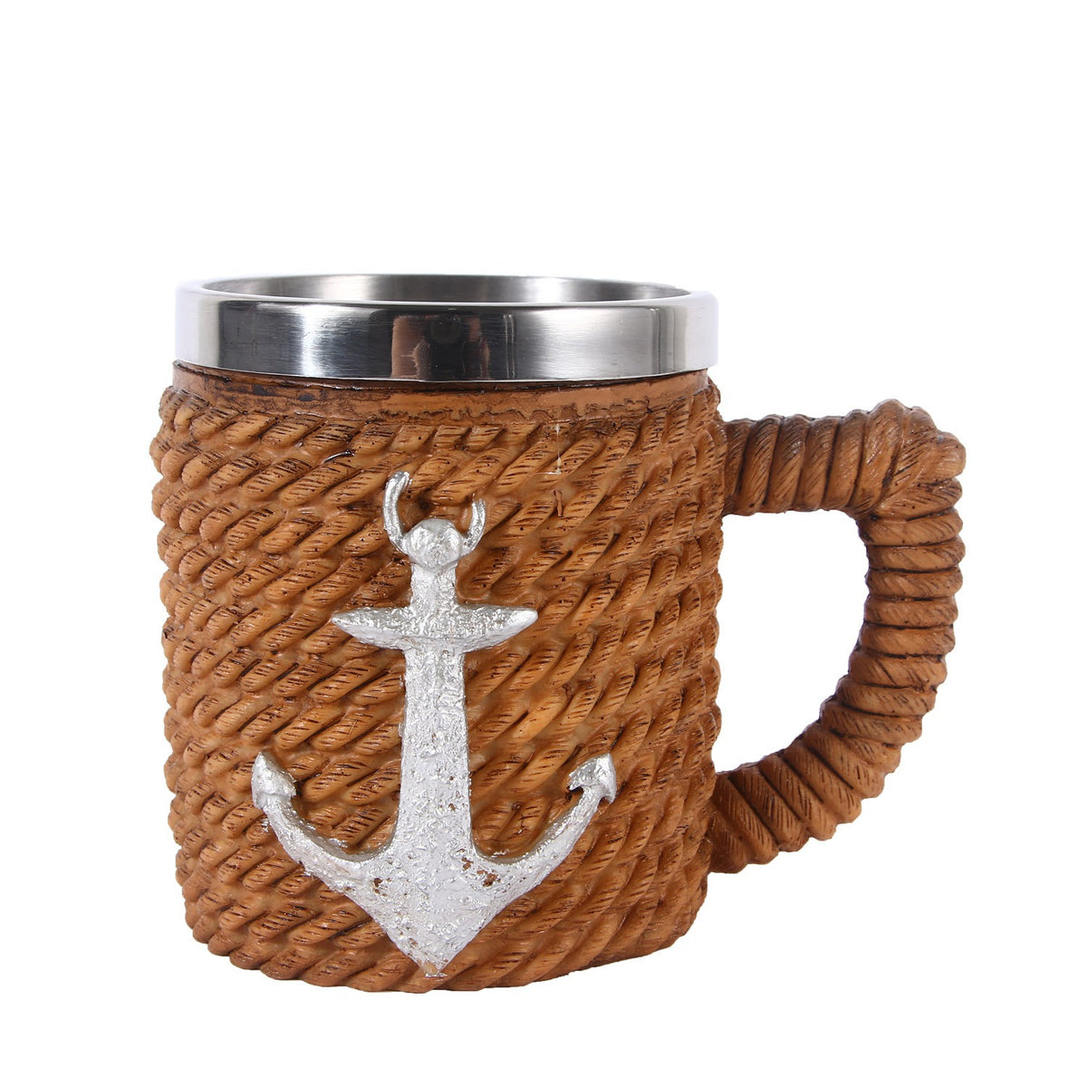 Nautical Anchor Rope Stainless Steel Mug from Mish Mash Market