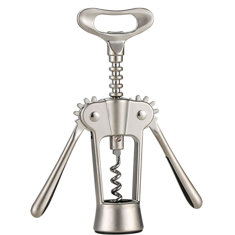 Heavy Duty Winged Wine Bottle Opener with Built-in Cap Remover from Mish Mash Market