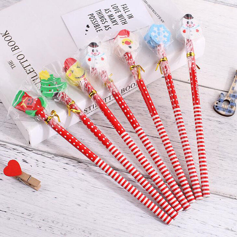 5 Piece Festive Christmas Pencil Set from Mish Mash Market