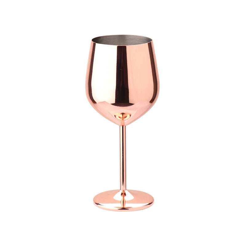 500ml Stainless Steel Wine Glass – Drop-Resistant Metal Goblet for Outdoor & Home Bar