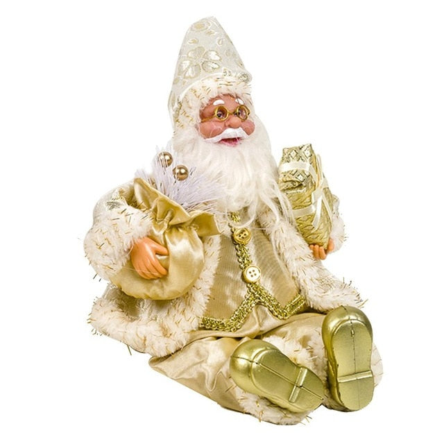Fabric Sitting Santa Claus from Mish Mash Market