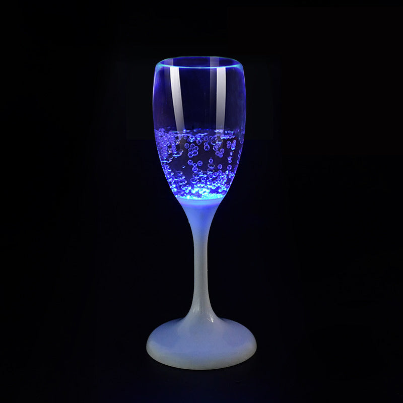 LED Water-Sensing Luminous Wine Glass – Novelty Light-Up Cup for Parties & Clubs from Mish Mash Market
