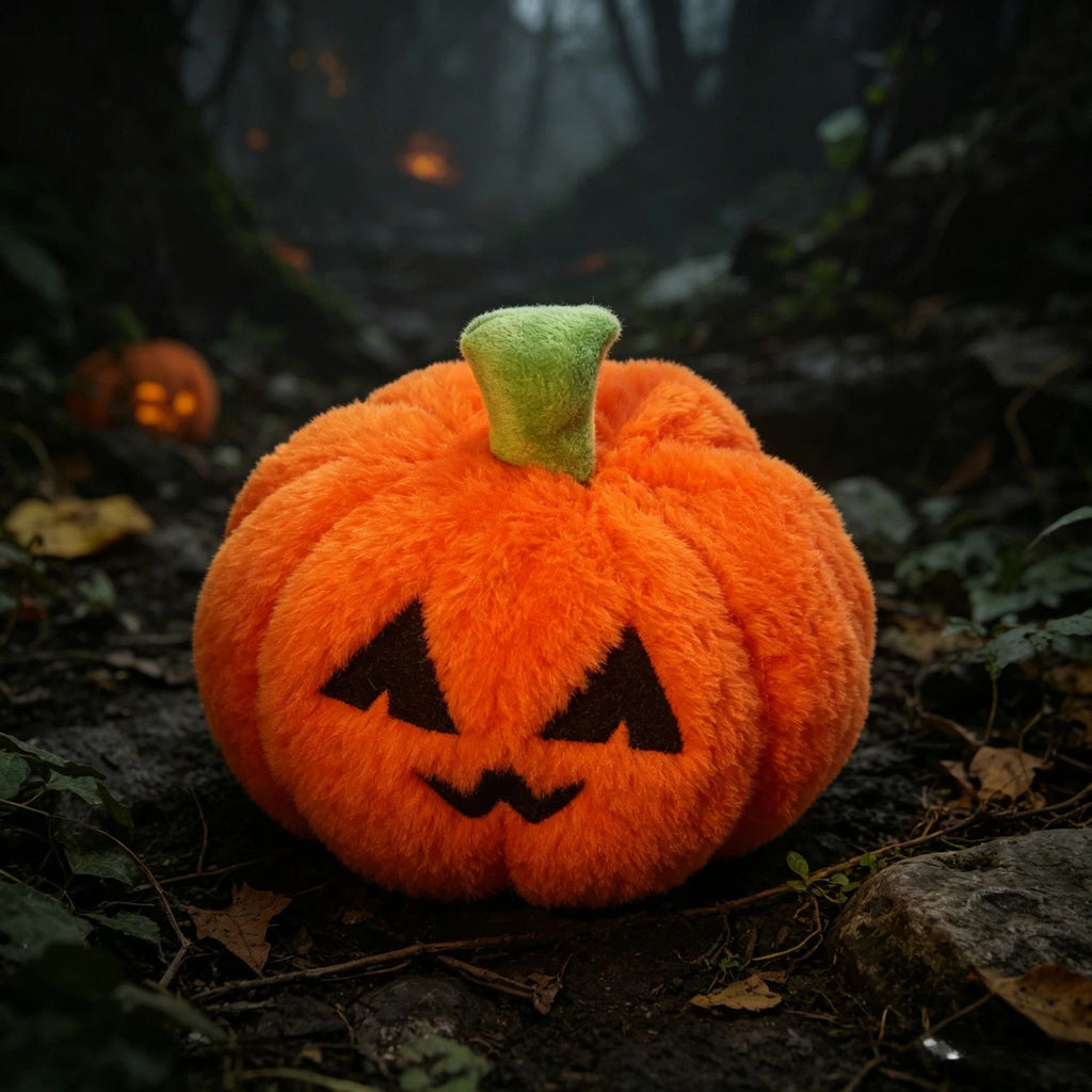 Halloween Funny Pumpkin Jack-o'-Lantern Plush Toy Room Decor from Mish Mash Market