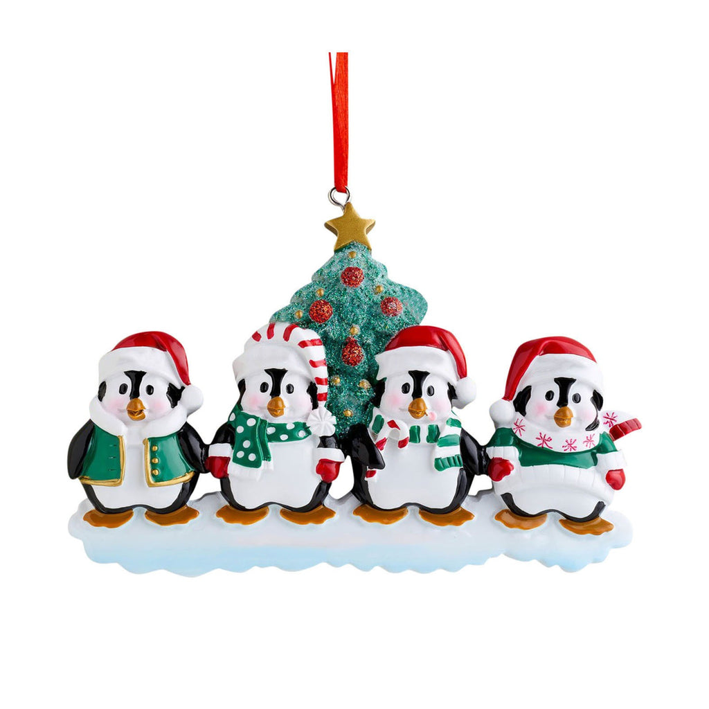 Penguin Family Christmas Ornament