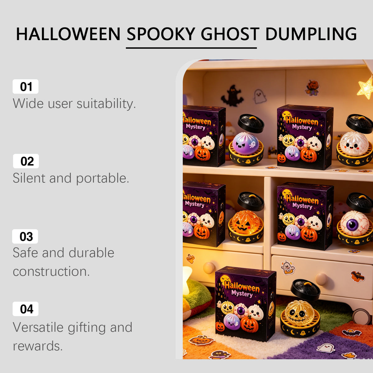 Halloween Slow-Rebound Squishy Stress Toy from Mish Mash Market