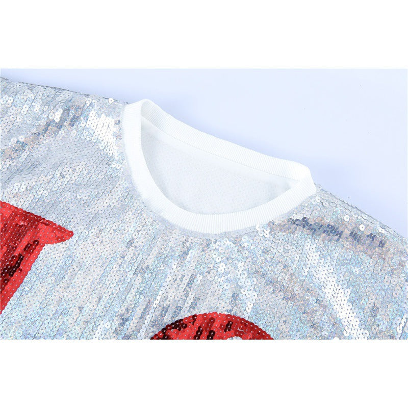 Sequin Love Jersey Top from Mish Mash Market