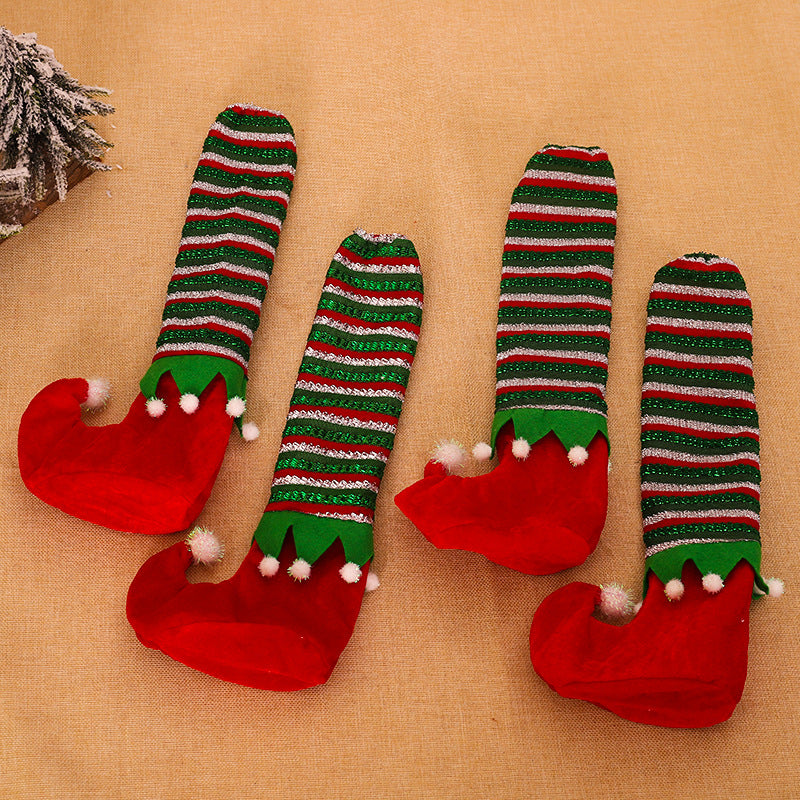 Christmas Elf Table and Chair Leg Covers from Mish Mash Market