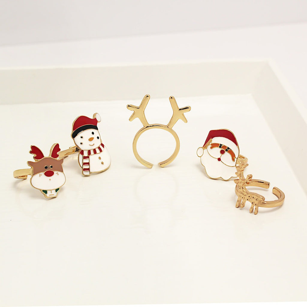 Christmas Character  Adjustable Ring