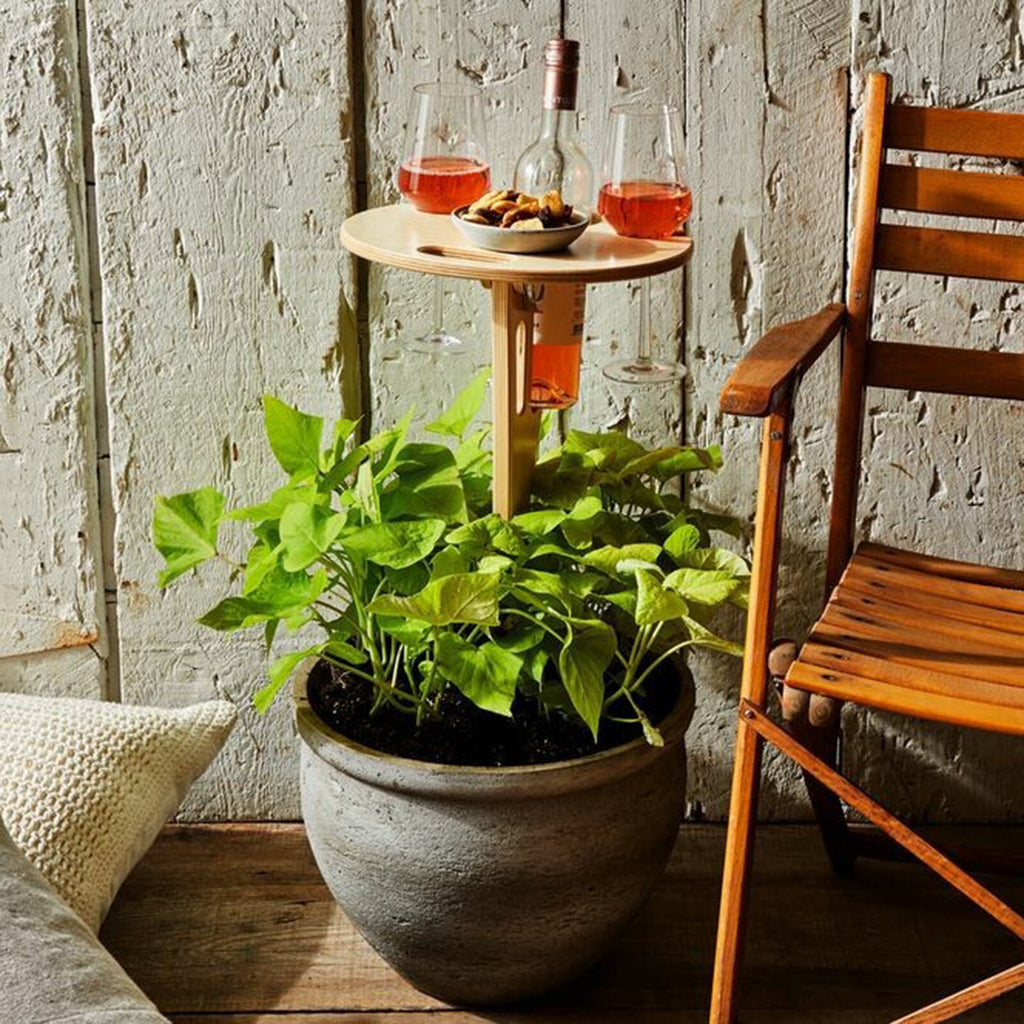 Portable Wooden Outdoor Wine Table from Mish Mash Market