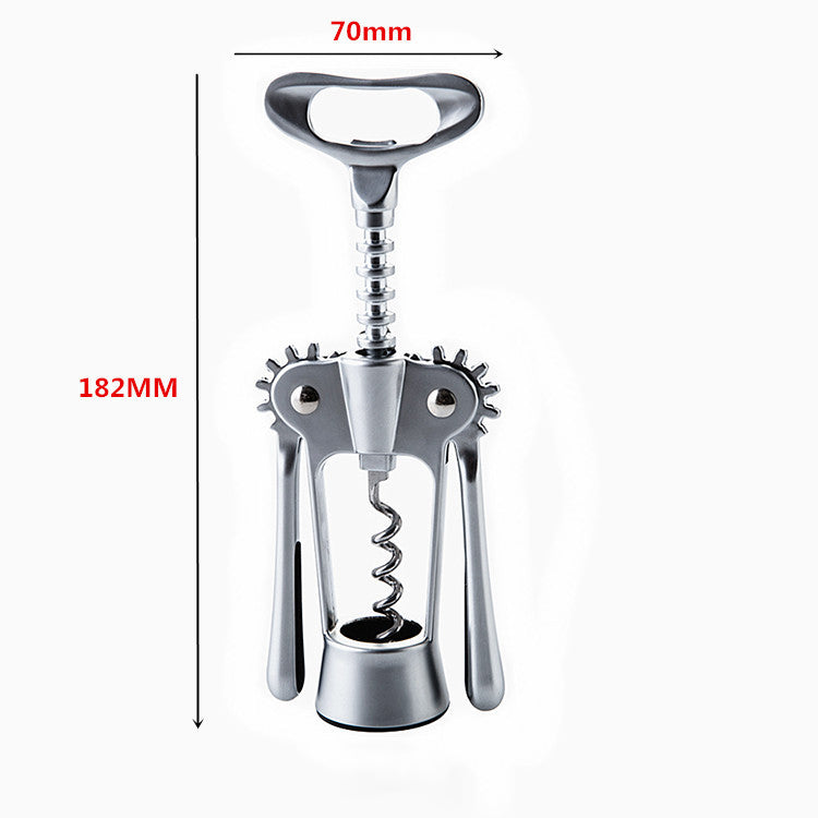 Heavy Duty Winged Wine Bottle Opener with Built-in Cap Remover from Mish Mash Market