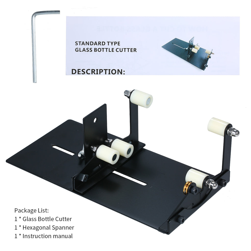 Professional Glass Bottle Cutter – DIY Tool for Square & Round Wine Bottles from Mish Mash Market
