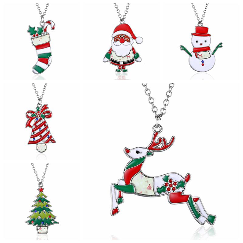 Christmas Necklace Enamel Jewelry from Mish Mash Market