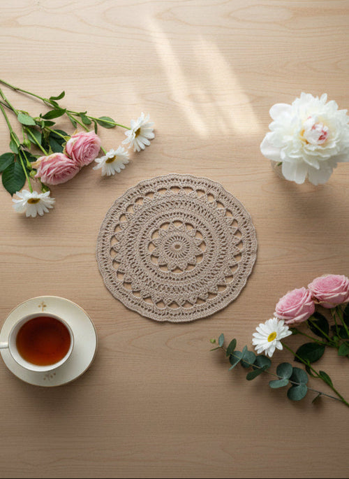 Beige Mandala Doily (Copy) from Mish Mash Market