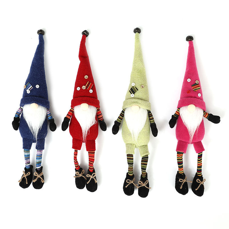 Long Legged Plush Christmas Gnome