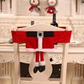 Festive Holiday Santa Belt and Elf Dress Chair Covers from Mish Mash Market