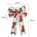 Rustic Red Truck Christmas Ribbon Bow