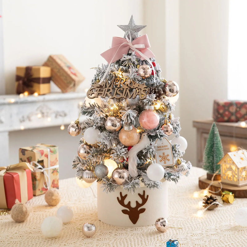 DIY Desktop Mini Christmas Tree with LED Lights