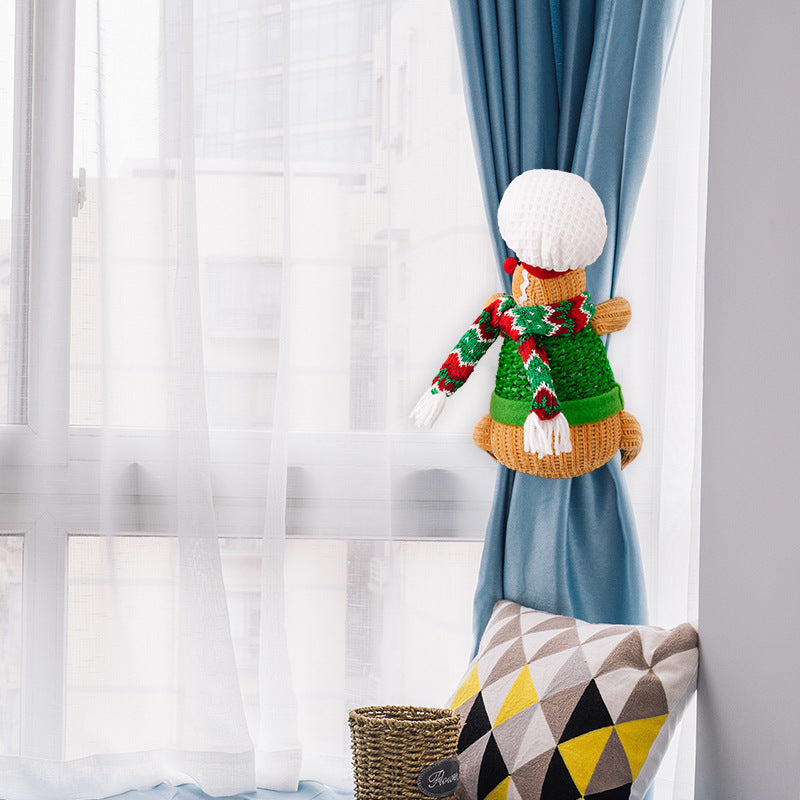 Festive Gingerbread Man Curtain Tieback from Mish Mash Market