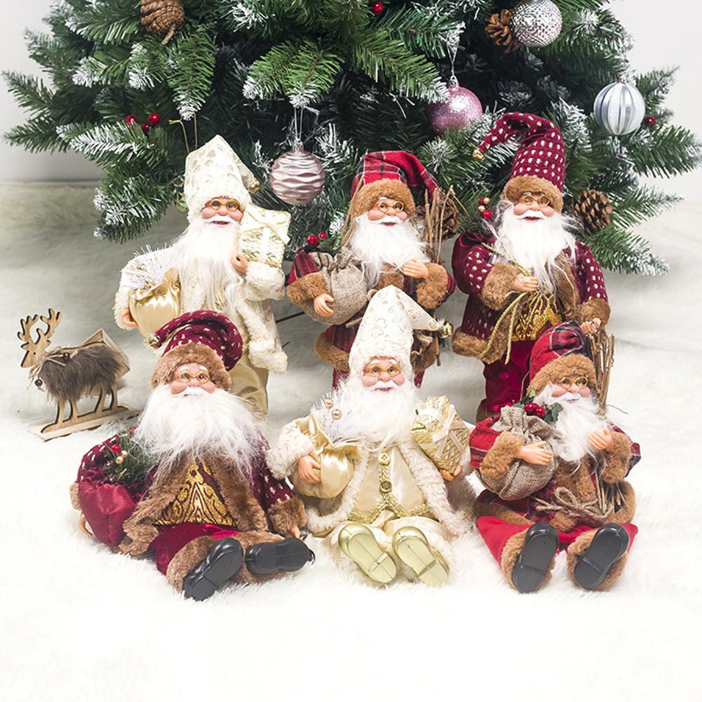 Fabric Sitting Santa Claus from Mish Mash Market