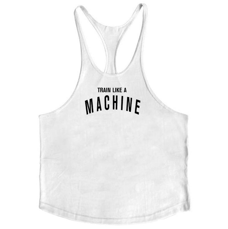 Men's Bodybuilding Stringer Tank Top - 100% Cotton Gym Training Vest from Mish Mash Market