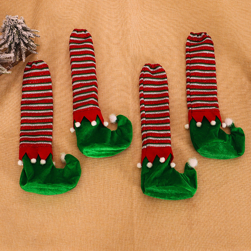 Christmas Elf Table and Chair Leg Covers from Mish Mash Market