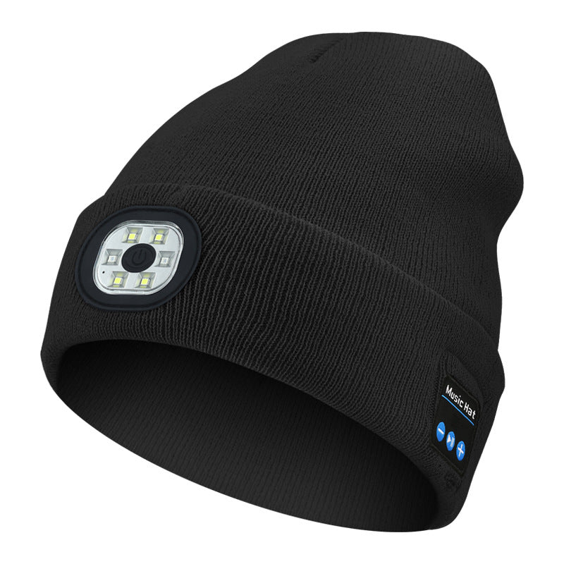 Warm LED Beanie with Bluetooth 5.4 Stereo & Hands-Free Calling from Mish Mash Market