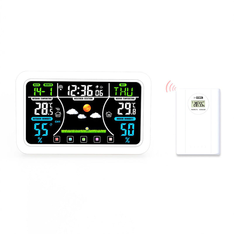 Wireless Touchscreen Weather Station & Digital Clock
