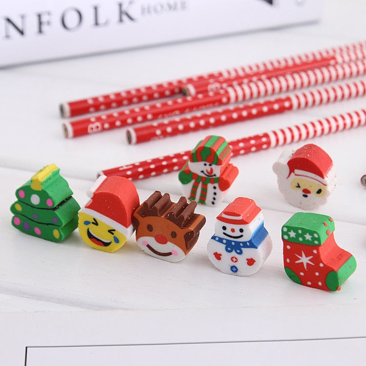 5 Piece Festive Christmas Pencil Set from Mish Mash Market