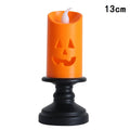 LED Halloween Jack-O'-Lantern Pillar Candle from Mish Mash Market