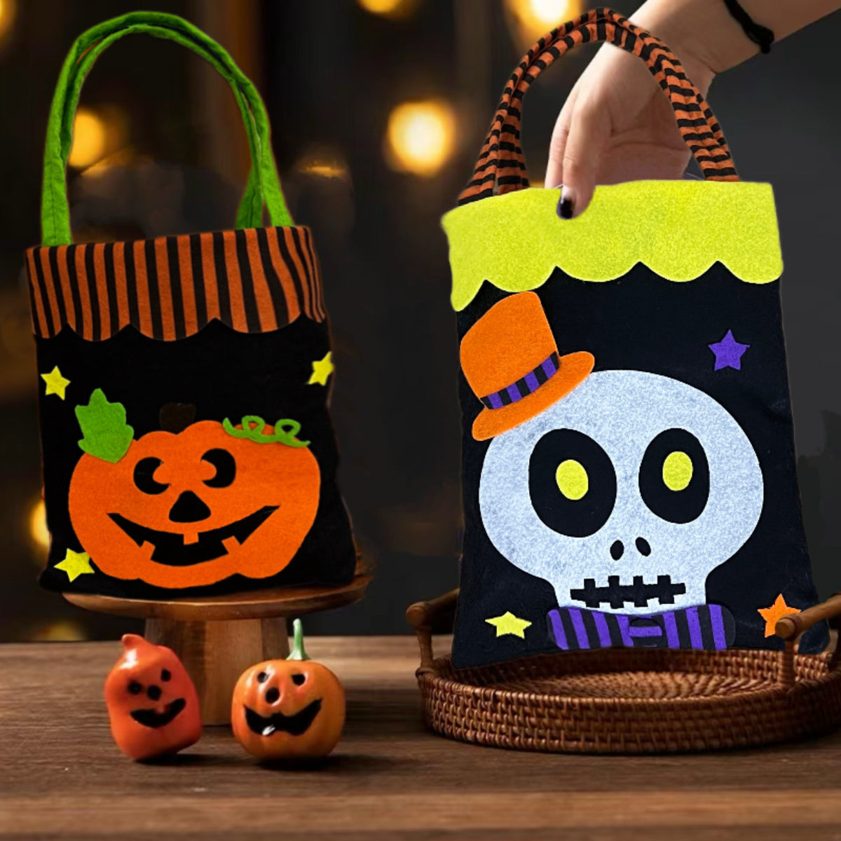 Kids' Halloween Non-Woven Candy & Gift Tote Bag from Mish Mash Market