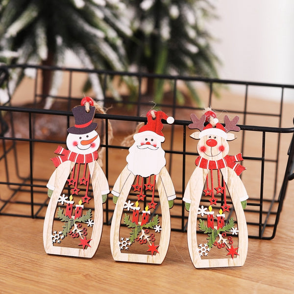 Wooden Bottle Shaped Christmas Ornament from Mish Mash Market