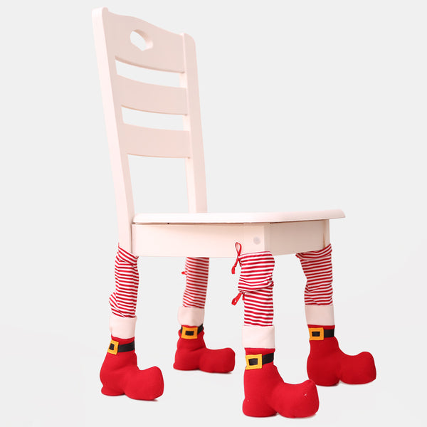 Christmas Decorative Elf Shoe Chair Leg Covers