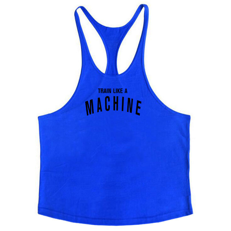Men's Bodybuilding Stringer Tank Top - 100% Cotton Gym Training Vest from Mish Mash Market